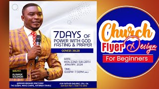 MASTERING Photoshop Church Flyer Design Made EASY