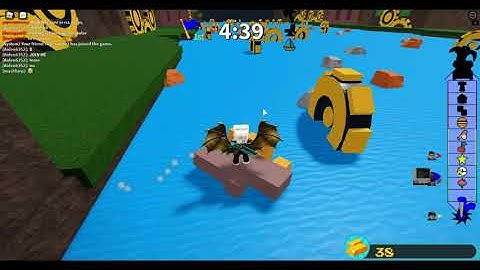 Getting the RB Battles Badge in Roblox Build A Boat For Treasure!