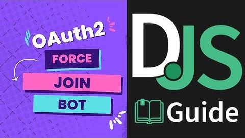 Discord OAuth2 Force Join bot code | Join for me | Code