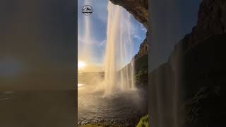 Waterfall Nature Sounds | Majestic Mountain Cascade - Nature's Beauty #nature #mountains #landscape