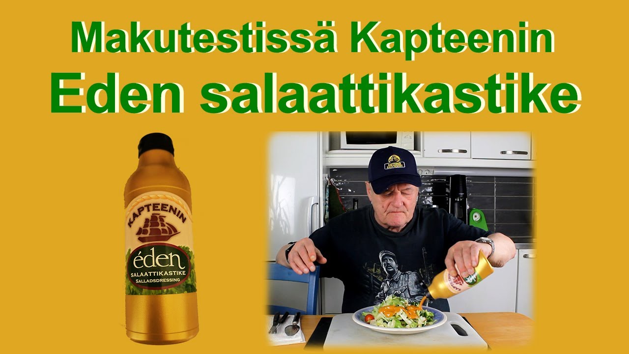 Makutestissä Kapteenin Eden salaattikastike