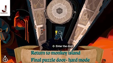 Return to monkey island Chapter 5 final puzzle door hard mode