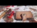 Leather wallet + Leather car documents holder ----- محفظة نقود + محفظة وثائق السيارة