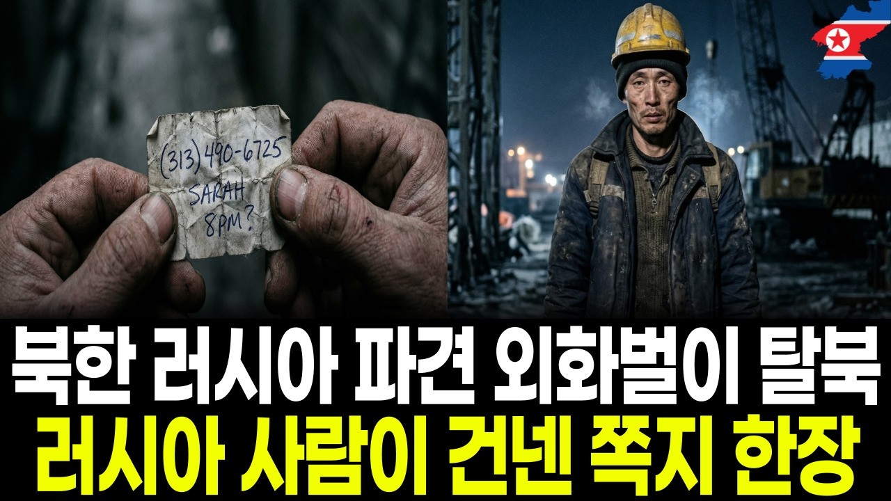 북한 러시아 파견 외화벌이 탈북, 시베리아에서 9시간 만에 탈출하다