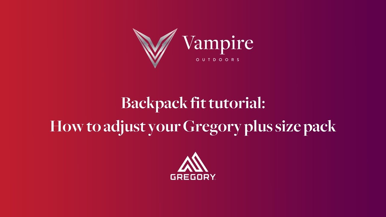 Backpack fitting guide how to fit your plus size Gregory Maya 20L