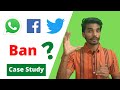 Whatsapp,Facebook and Twitter होंगे Ban ?