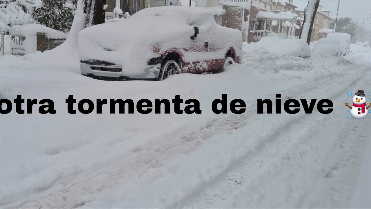 Otra tormenta 🌨❄️ de nieve ☃️ 