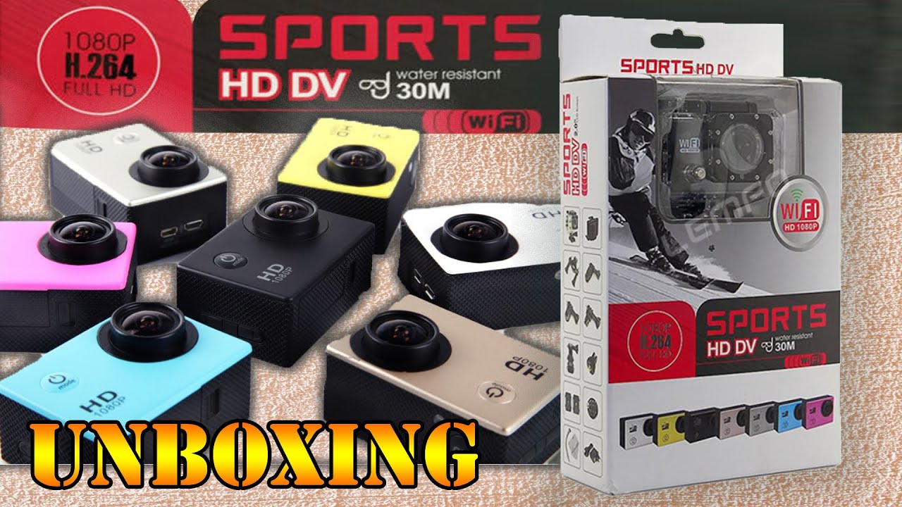 Sports Full HD DV Camera (Water Resistant 30M) UNBOXING - YouTube