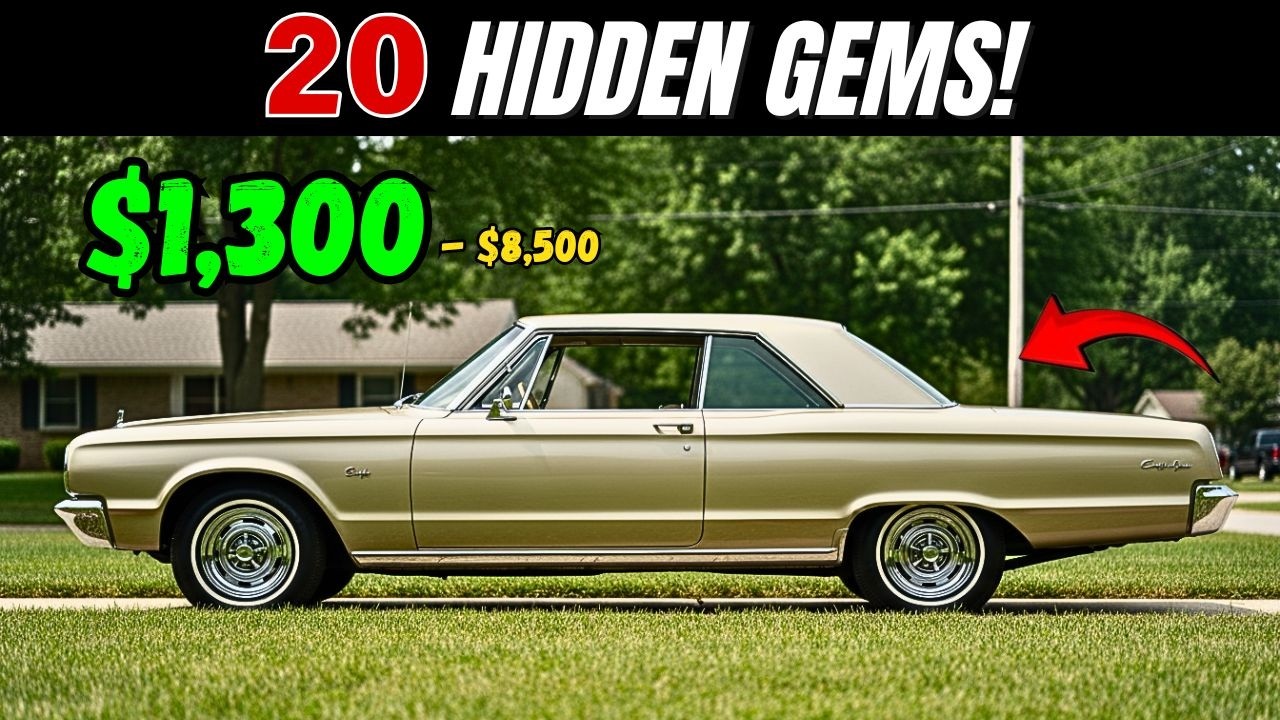 1300–8500 долларов? 20 невероятно доступных классических автомобилей!