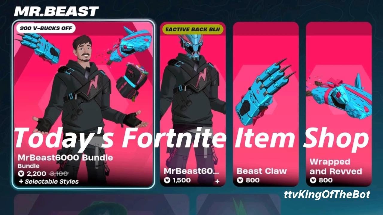 Today's Fortnite Item Shop 6/10/2024