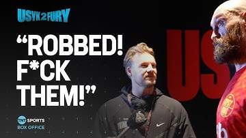 UNSEEN FOOTAGE! 🍿 ANGRY Tyson Fury heads backstage after losing to Oleksandr Usyk #FuryUsyk2