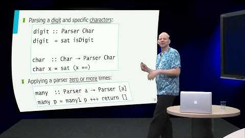 FP101x - Programming in Haskell Chapter 7 - Functional Parser Part 2