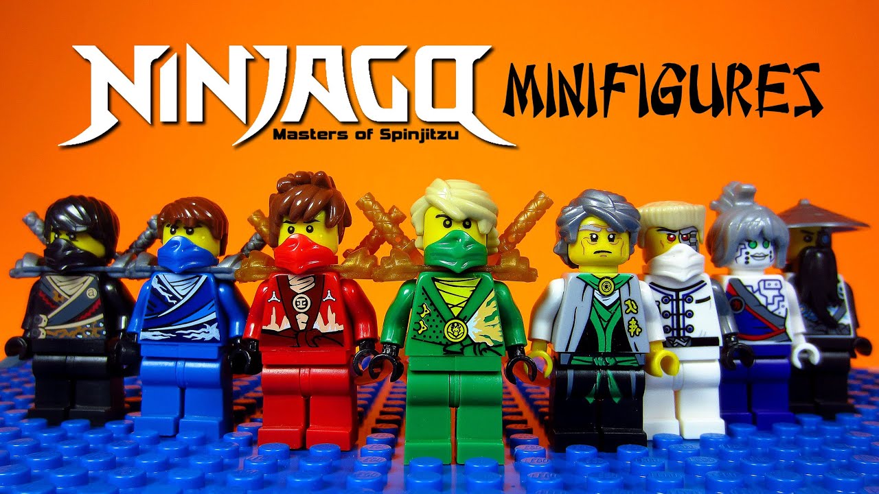 Lego Ninjago Rebooted Masters Of Spinjitzu Knockoff Minifigures Set 2 Bootleg Youtube
