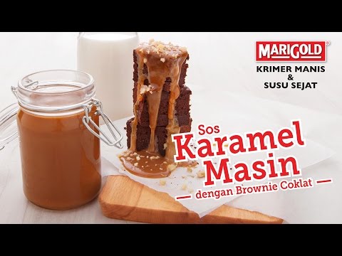 Video: Memasak Brownie Bergaya Dengan Karamel Masin