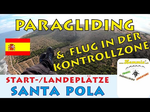 Santa Pola fliegen in der Kontrollzone Spain Paragliding Gleitschirm Spanien Vanlife Lemmix