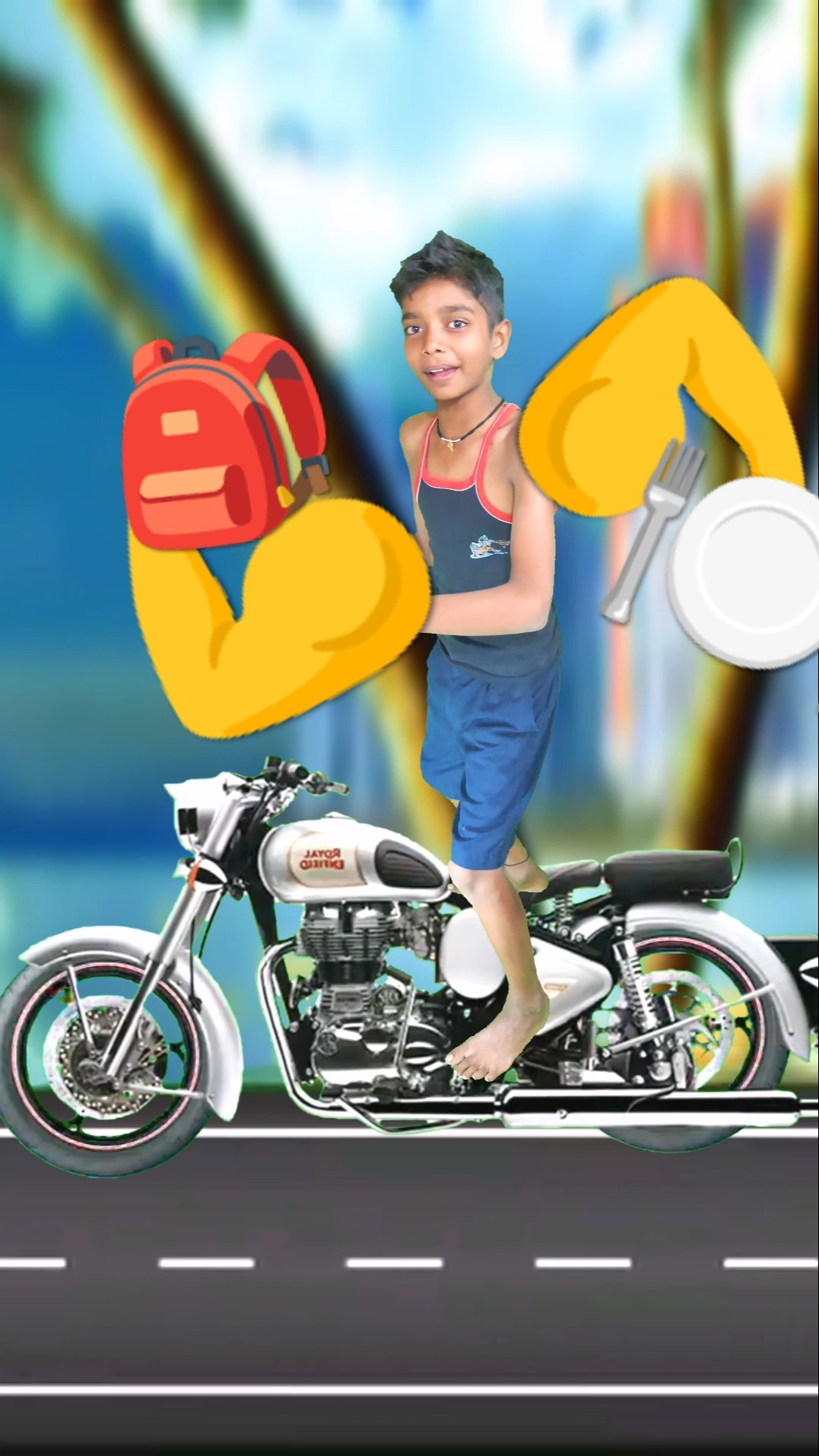Garena Free Fire And Chotu School On Bike??? #shorts#freefireshorts