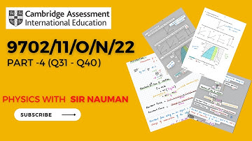 As Physics Oct-Nov 2022 P11 Solved [ 9702/11/O/N/22] | Part 4 |