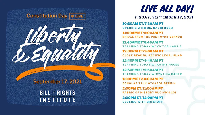 Constitution Day Live 2021 | Liberty & Equality