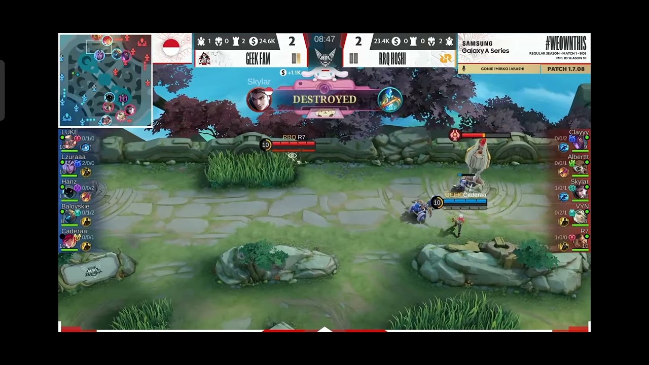 RRQ HOSHI VS GEEK FAM GAME 2 |•ENGLISH