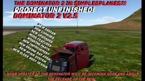 THE DOMINATOR 2 IN SIMPLESPLANES?! | UNFINISHED PROJECT | 2023 | @UNIVXRSE - Topic