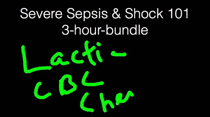 Severe Sepsis & Septic Shock (the first 3 hours)
