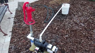 Jetting a shallow well DIY