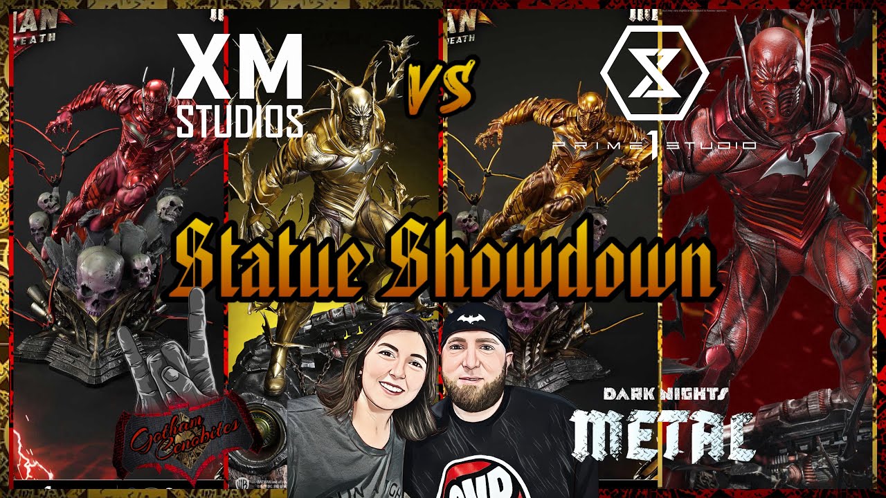 Statue Showdown - Episode III - Batman "The Red Death" Prime 1 Studio 1/3 vs XM Studios 1/4