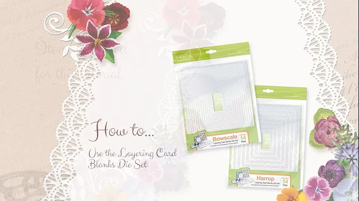How to Use Card Blanks Part 1 -Tonic Studios Tutorial - Jodie Johnson