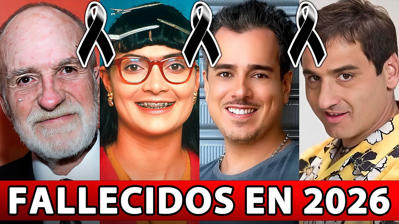 ACTORES COLOMBIANOS FALLECIDOS EN 2026 QUE NO SABÍAS 💔😭