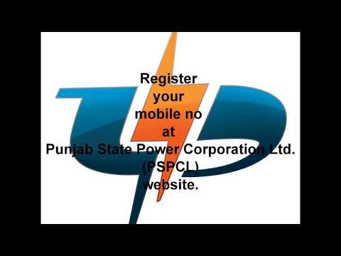 Register your Mobile number at Punjab State Power Corporation Ltd (PSPCL) website.