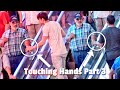 Touching Hands On Escalator Prank | Tag Team Edition