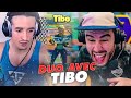 MA PREMIERE GAME FORTNITE AVEC TIBOINSHAPE (il est pas fort)