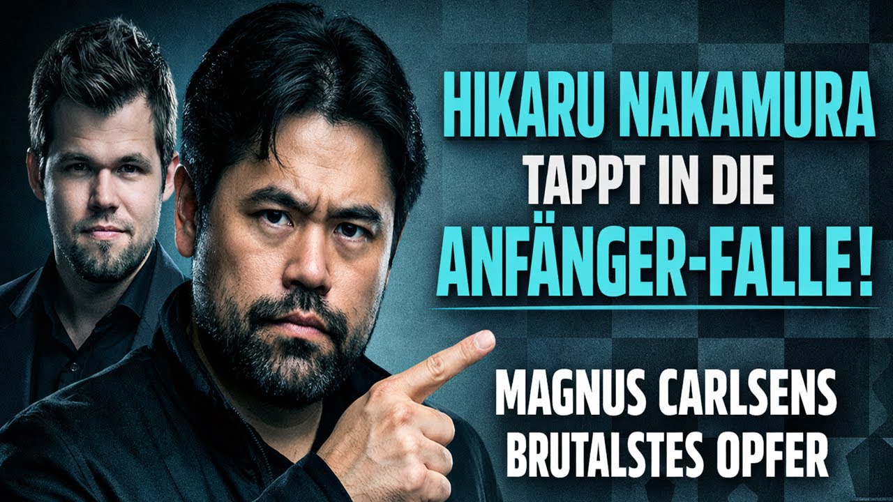 Hikaru Nakamura tappt in die Anfänger-Falle! Magnus Carlsens brutalstes Opfer
