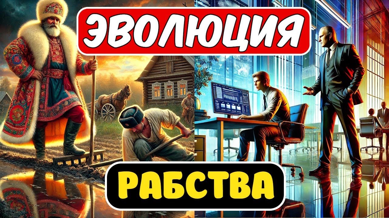 Эволюция рабства | Как кнут стал кредитом #работа #деньги #история