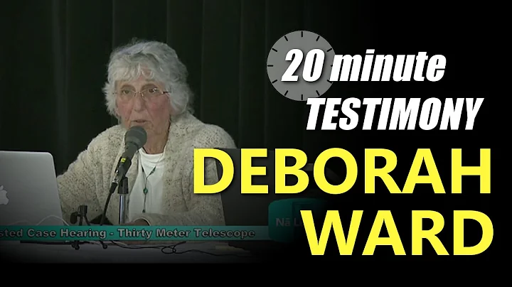 Deborah Ward  TMT Case 20 Min. Testimony (Jan. 31,...