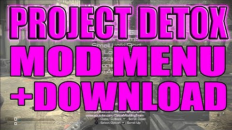 [PS3/Ghosts] Project Detox Mod Menu + Download [CEX & DEX]