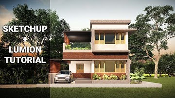 How to Design House in Sketchup and render in Lumion I Workflow I Tutorial
