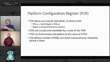 "The privacy aspect of TPM attestation" - Imran Desai, Peter Huewe (LCA 2021 Online)