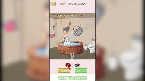 Tricky Twist Puzzle Game Level 21: Help the Girl Clean Solution