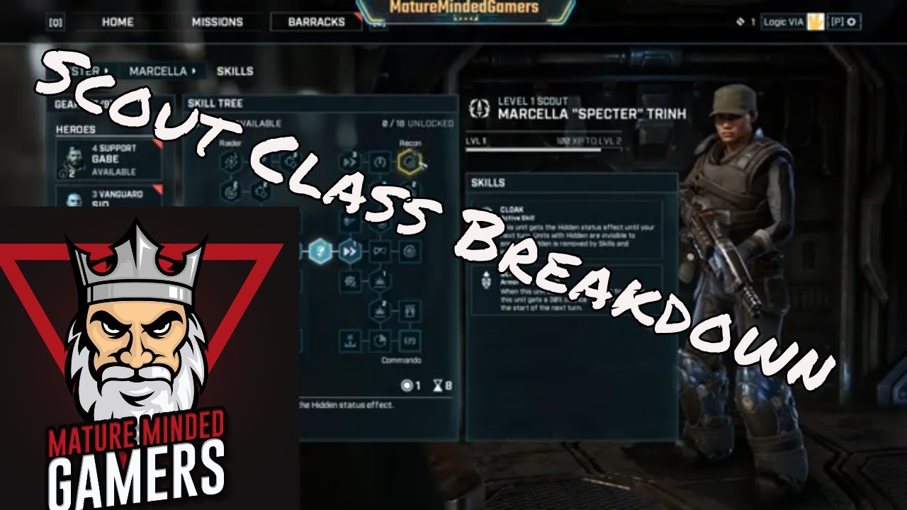 Gears Tactics Scout Class Breakdown YouTube