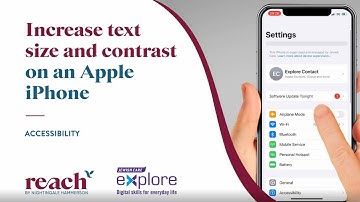 How to Make Text Bigger & Increase Contrast on iPhone | Accessibility Settings