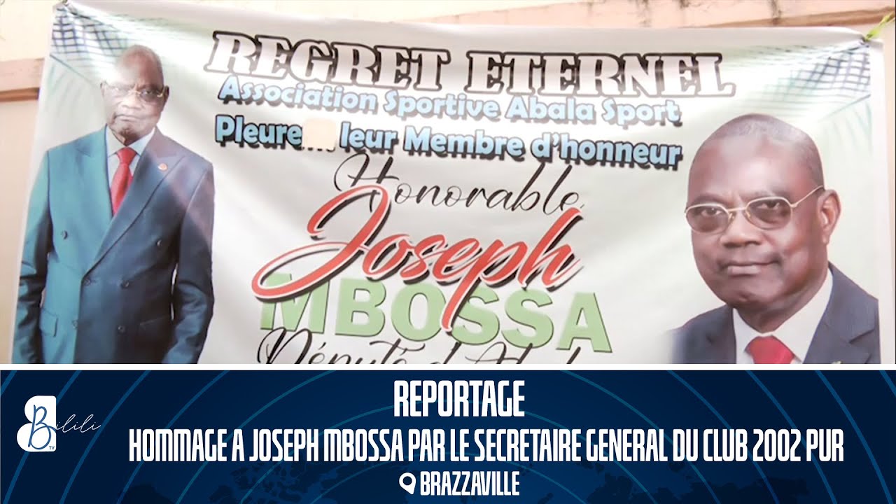 HOMMAGE A JOSEPH MBOSSA PAR LE SECRETAIRE GENERAL DU CLUB 2002 PUR