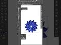 easy flower art in adobe illustrator 2024 #minimalcanvas #graphicdesing #illustrator