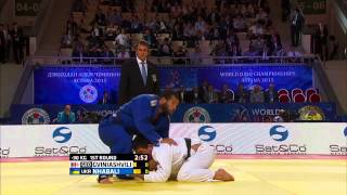 Beka Gviniashvili vs Quedjau Nhabali World Judo Championships 2015 - Astana