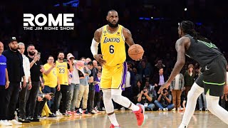 Lakers scrape past TimberWolves | The Jim Rome Show