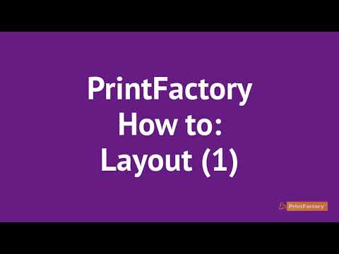 PrintFactory How to: