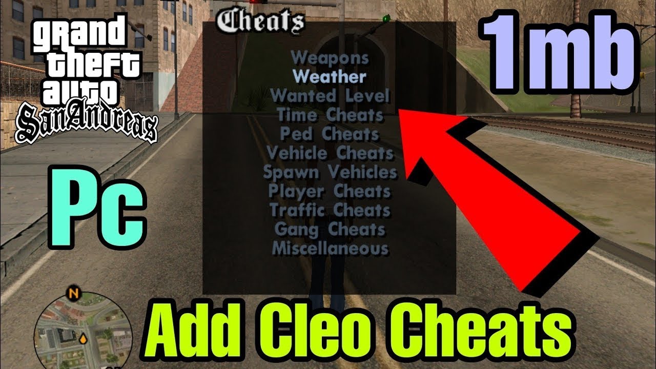 How to Add Cheat Menu On GTA San Andreas PC (1MB) Step-by-Step Guide ...