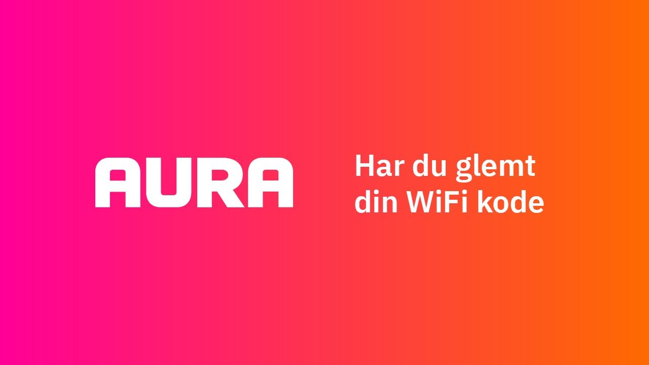 Videoguides til opsætning internet og TV | AURA