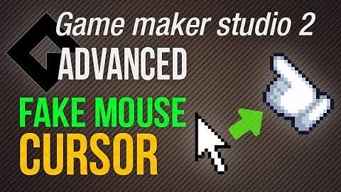 🔴Game Maker Studio 2 | Advanced - Fake mouse cursor