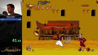 Disney's Aladdin (Genesis) Demo Version speedrun in 2:18